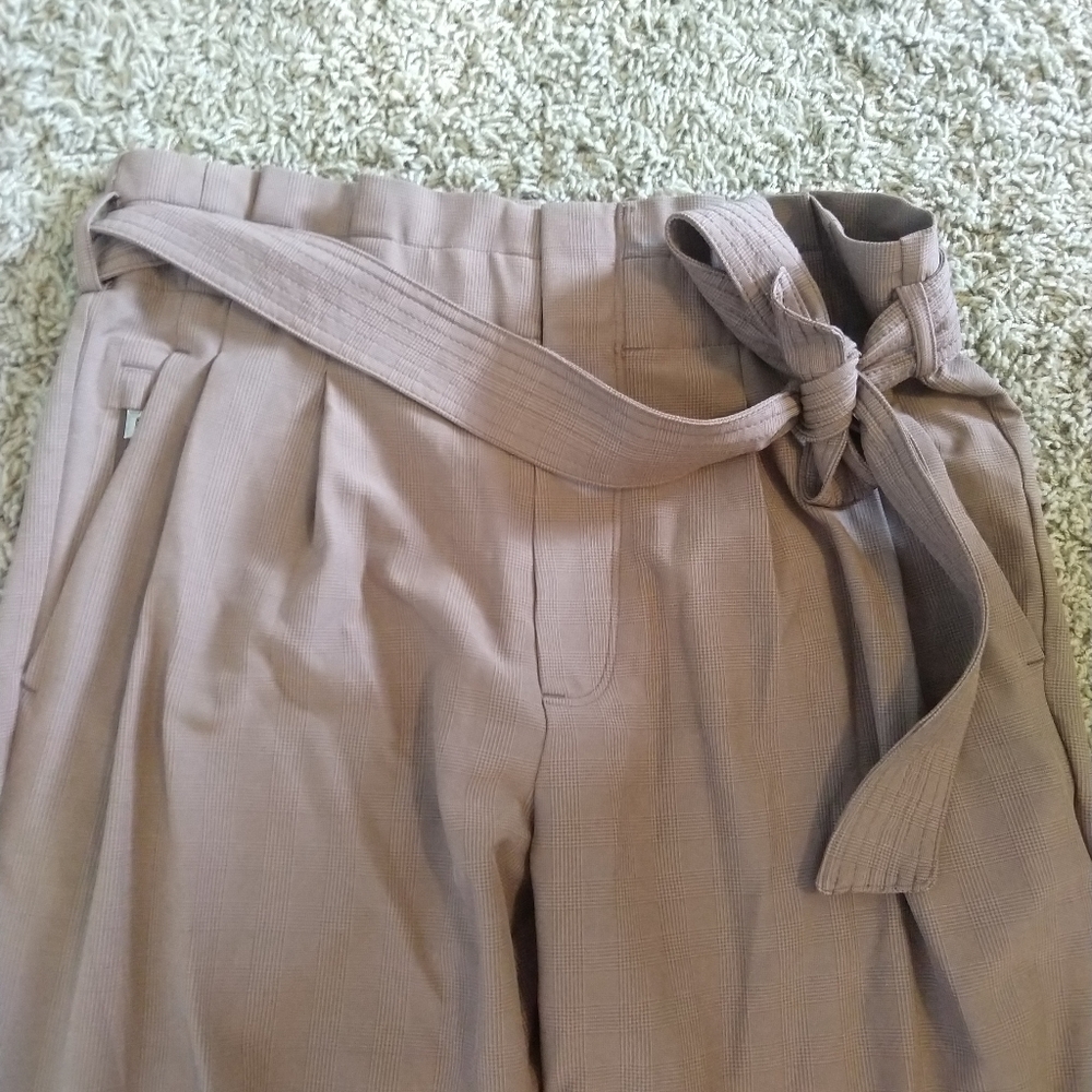 Athleta's Skyline 2 Pant in brown plaid